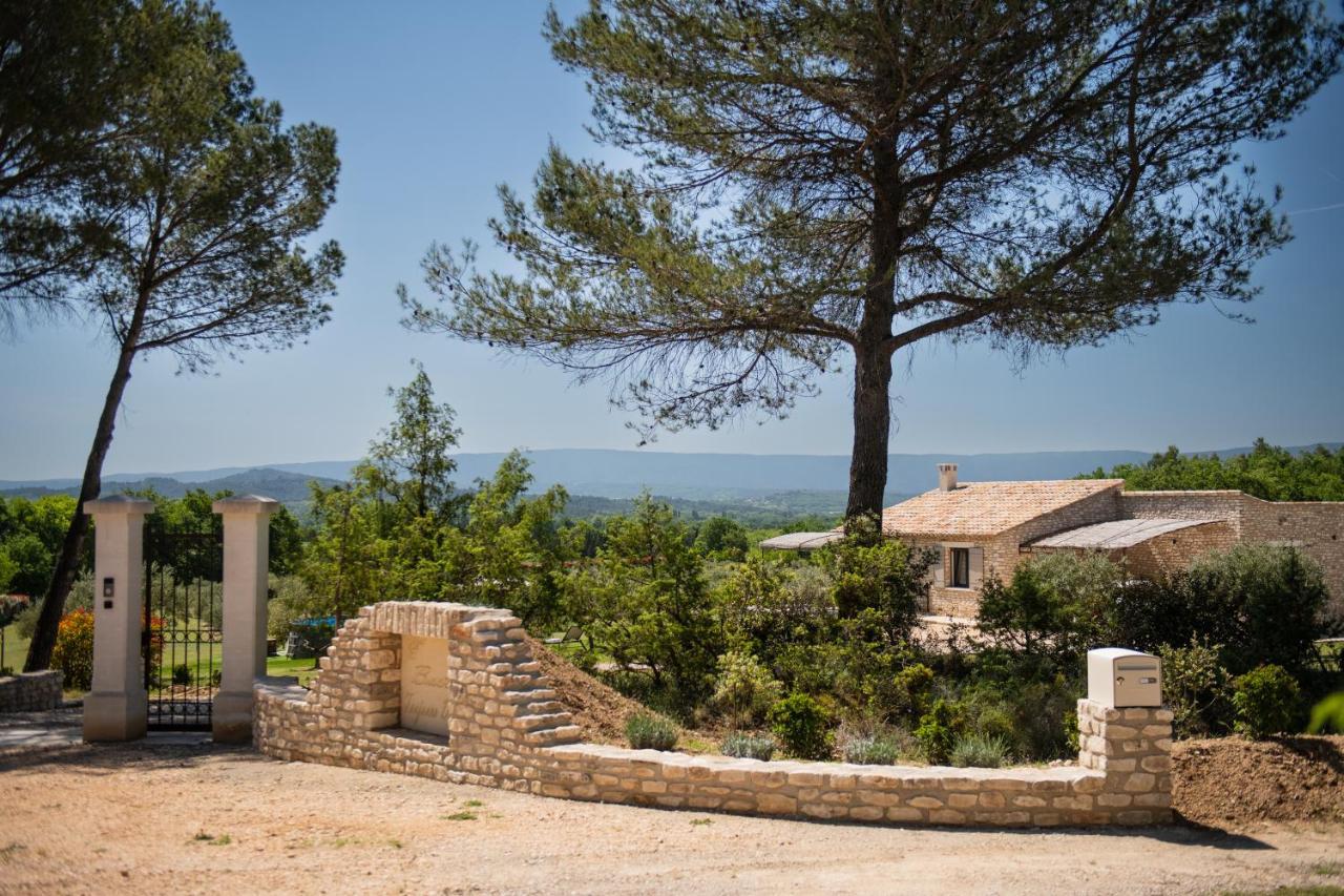 Bastide Toujours Dimanche, Maison De Vacances Avec Vue & Piscine Privee Gordes Exteriör bild