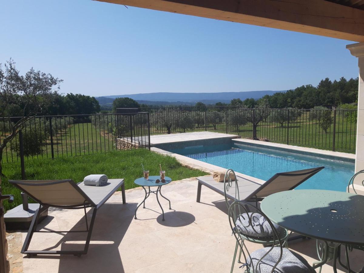 Bastide Toujours Dimanche, Maison De Vacances Avec Vue & Piscine Privee Gordes Exteriör bild