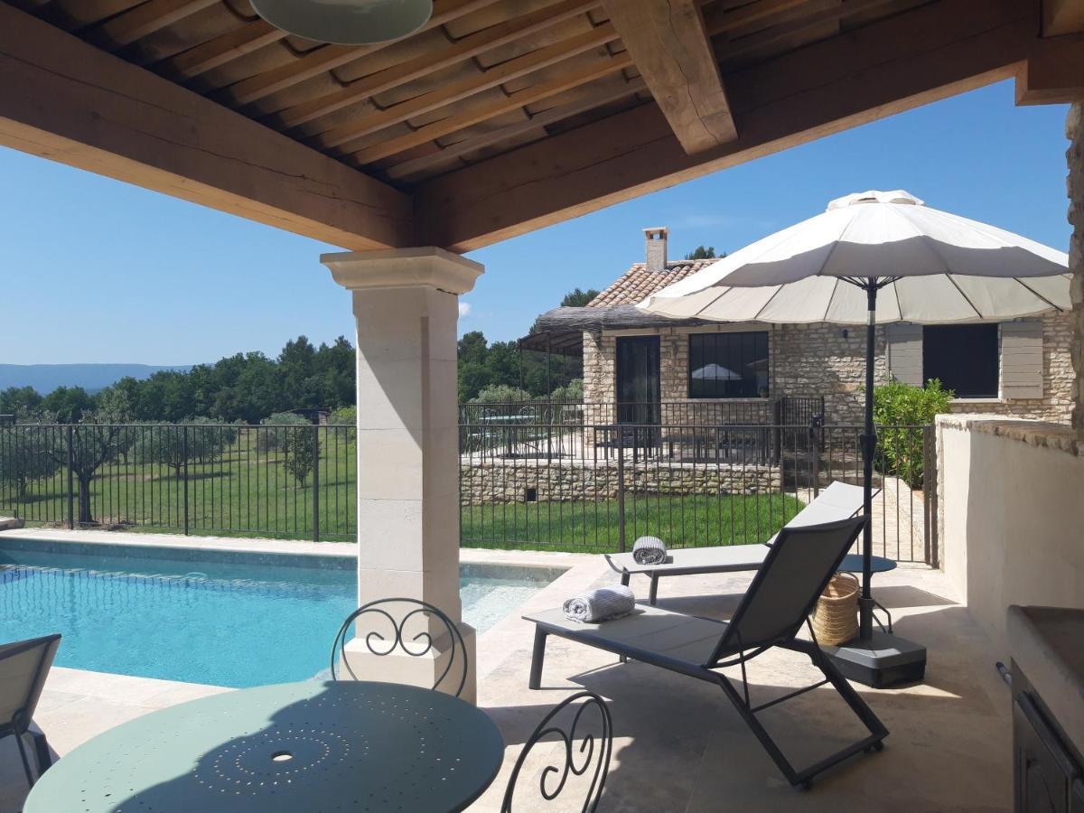 Bastide Toujours Dimanche, Maison De Vacances Avec Vue & Piscine Privee Gordes Exteriör bild