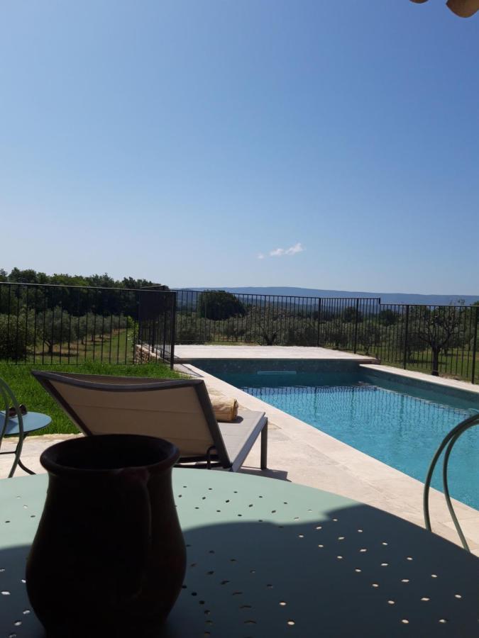 Bastide Toujours Dimanche, Maison De Vacances Avec Vue & Piscine Privee Gordes Exteriör bild